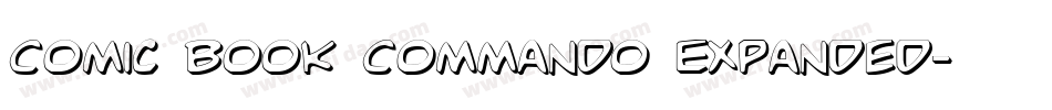 Comic Book Commando Expanded字体转换